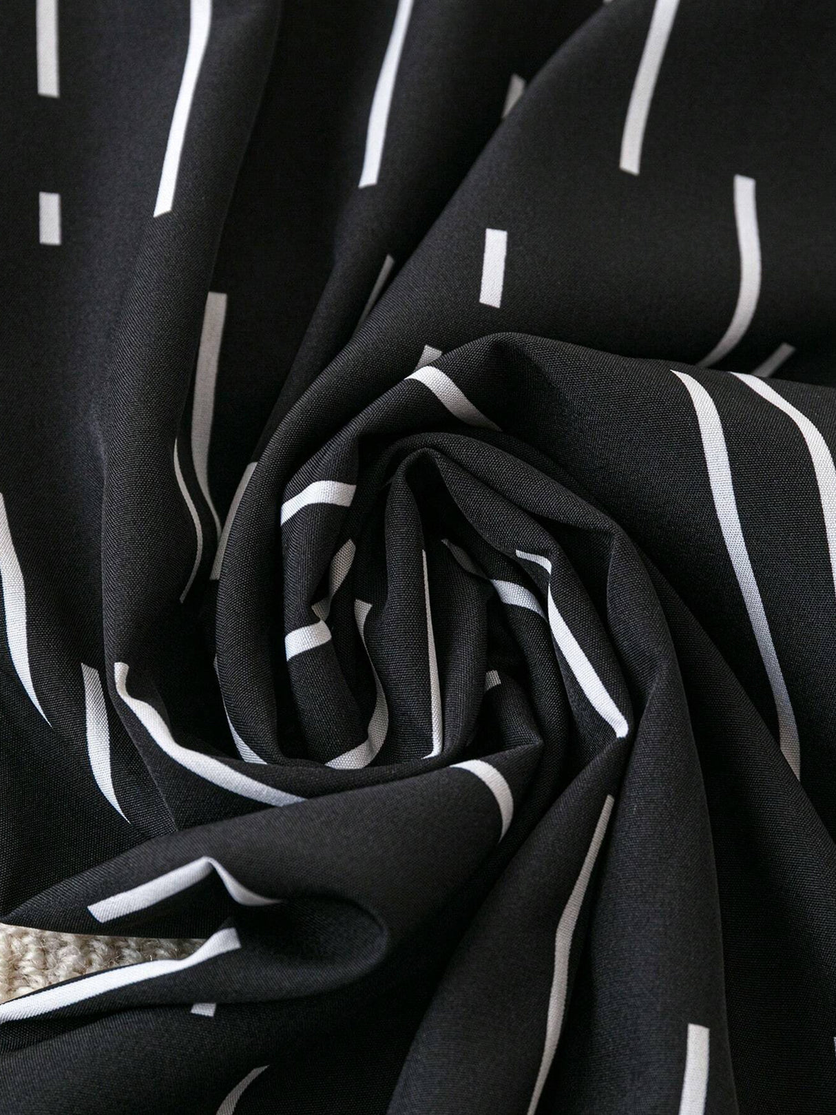 Atelier Linear Print Palazzo Pants