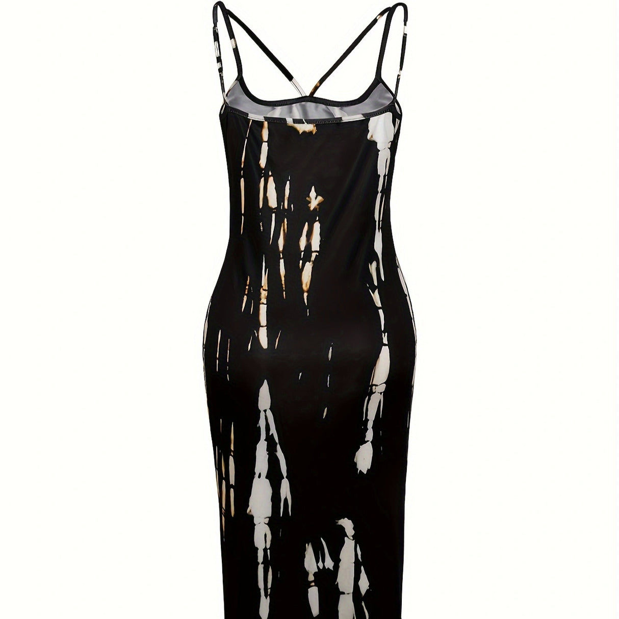 Contrast Queen Dress