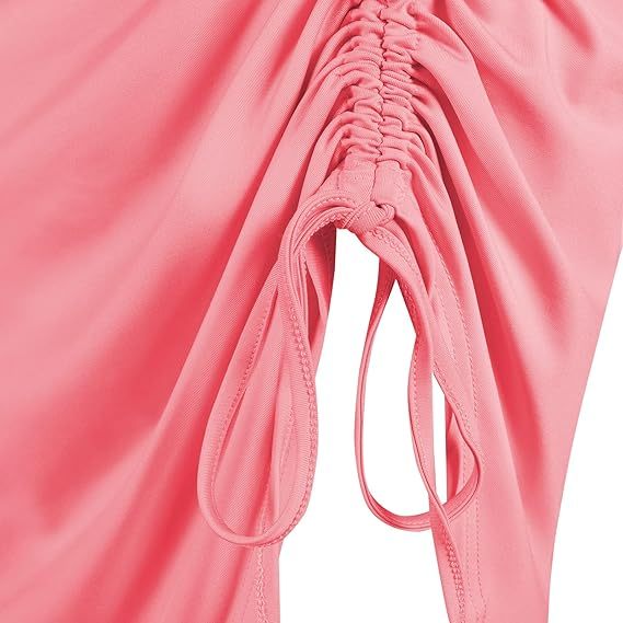 Bodycon Ruched Side Midi Skirt