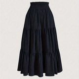 Elegant Tie-Waist Pleated Skirt