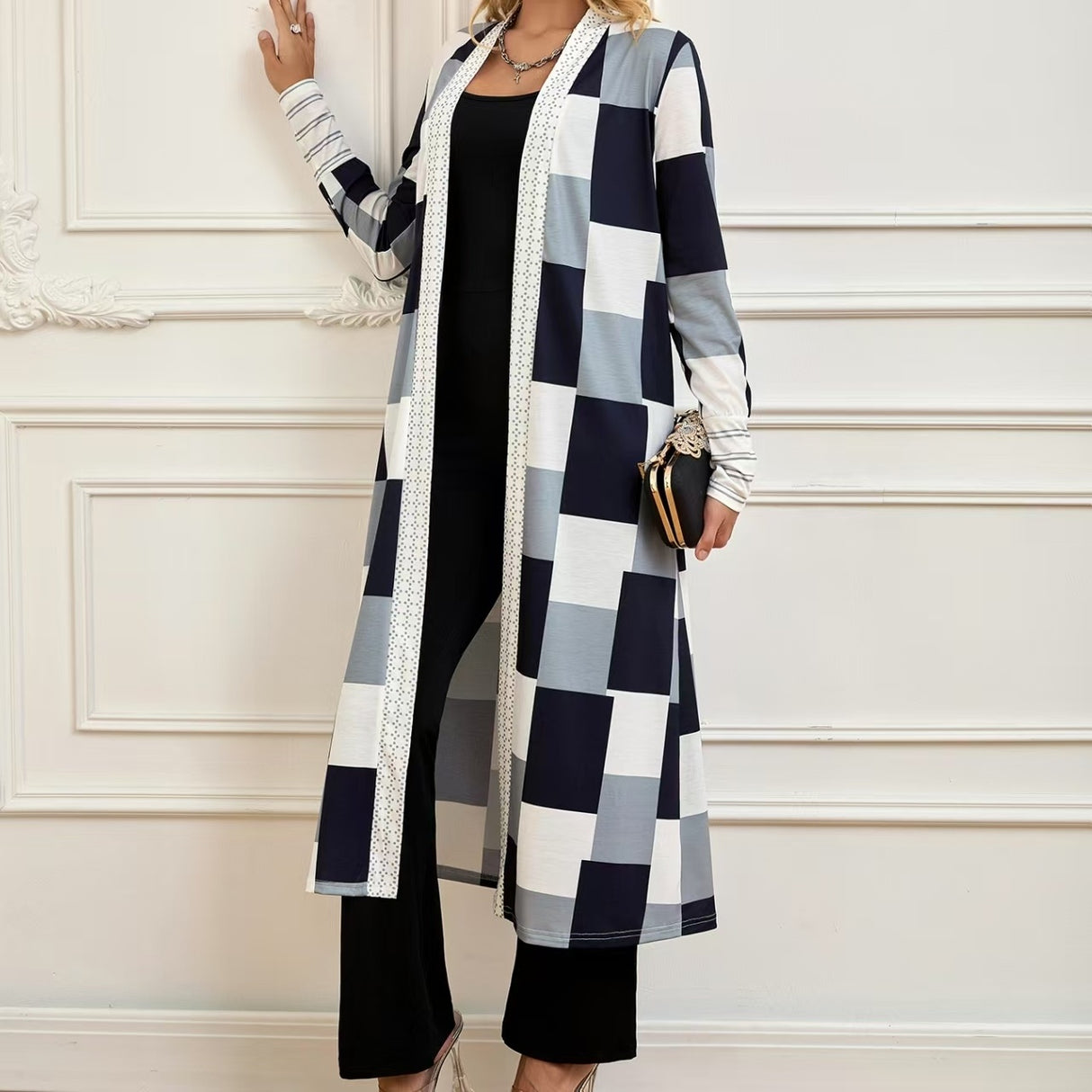 Relaxed Open Front Jacket