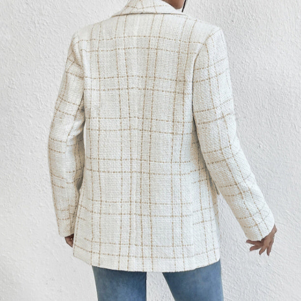Ivory Draft Linen Blazer