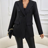Midnight Frame Tailored Blazer