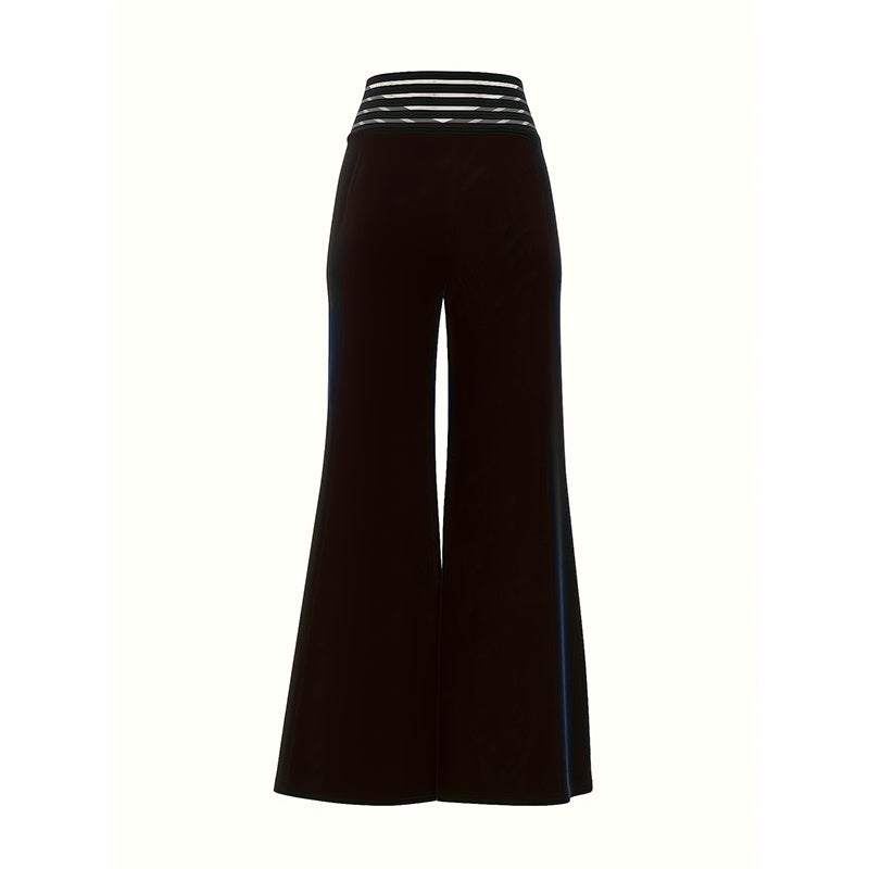 Minimal Luxury Sheer Panel Trousers