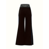 Minimal Luxury Sheer Panel Trousers