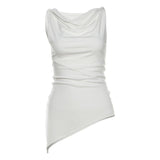Women's Multi-wear Collarbone Thin Shoulder T-shirt Summer