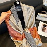 Amber Geometry Sunveil Scarf