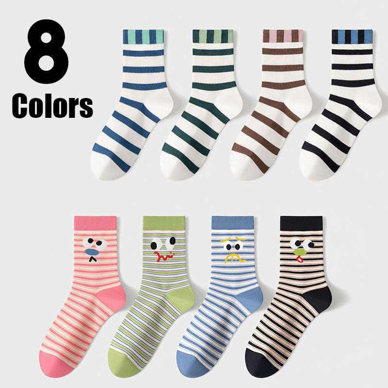 8 Pairs  PulsePetal Active Socks