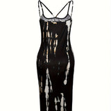 Contrast Queen Dress