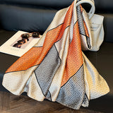 Amber Geometry Sunveil Scarf