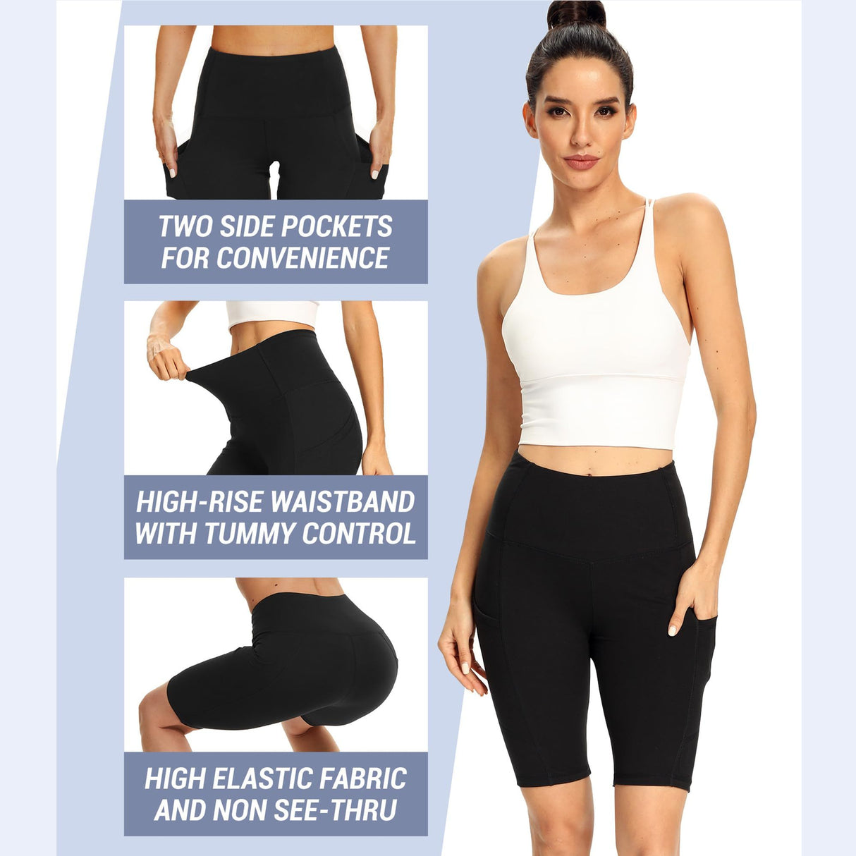 FormFlex High-Rise Biker Shorts – 8" Edition