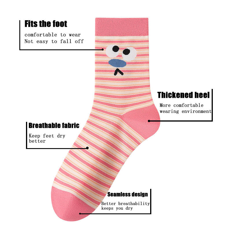 8 Pairs  PulsePetal Active Socks