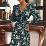 Sunfable Lantern-Sleeve Dress