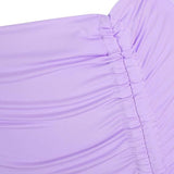 Bodycon Ruched Side Midi Skirt