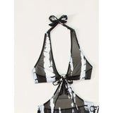 Ripple Breeze Mesh Bikini Set