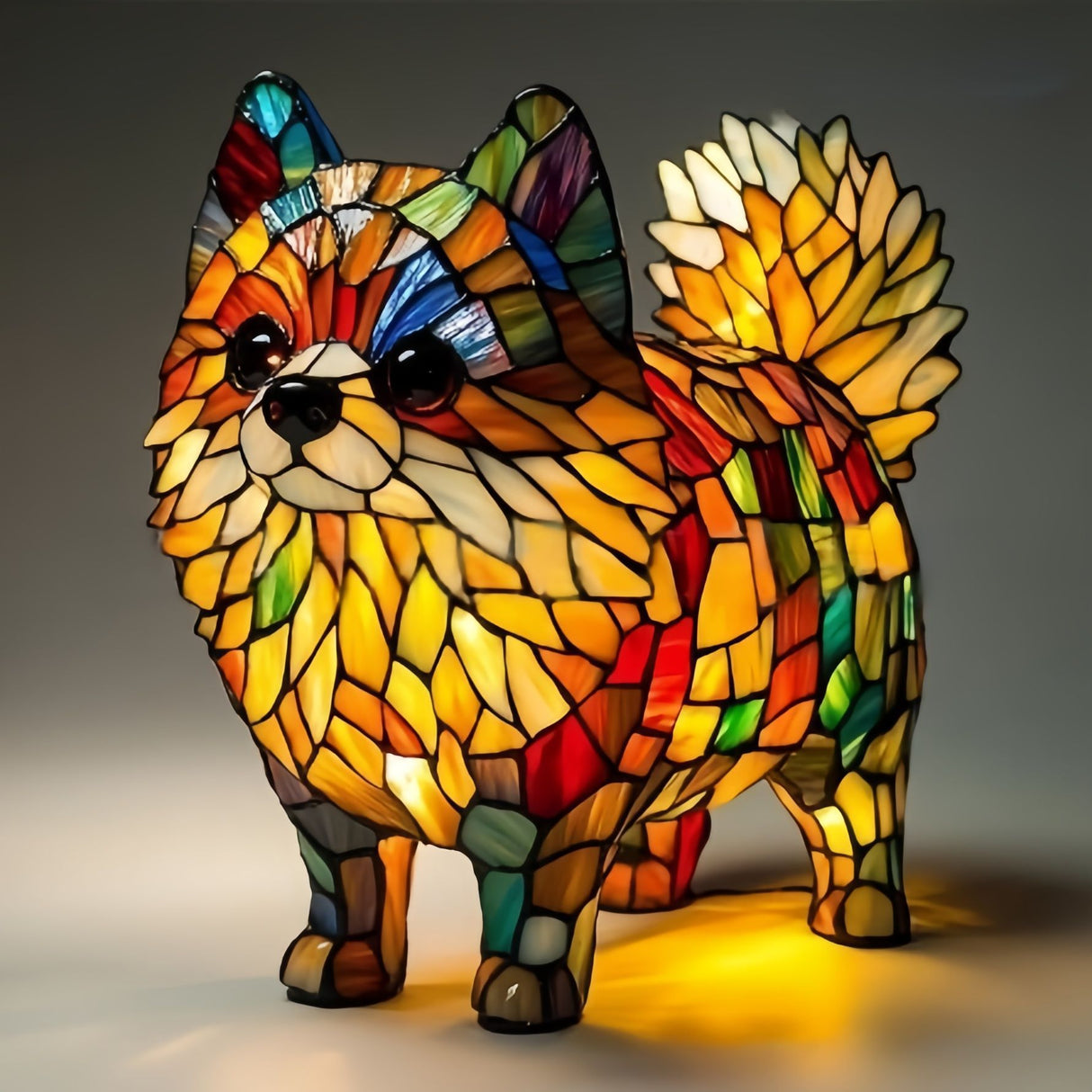 LED Small Night Lamp Art Animal Statue Creative Home Desktop Decoration