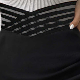 Shadowline Cutout Skirt